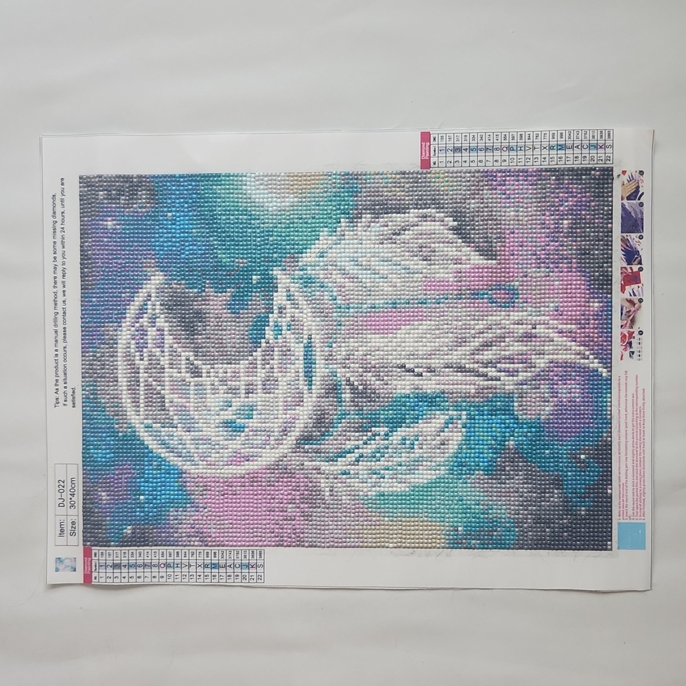 COMPLETED Diamond art picture 30x40cm